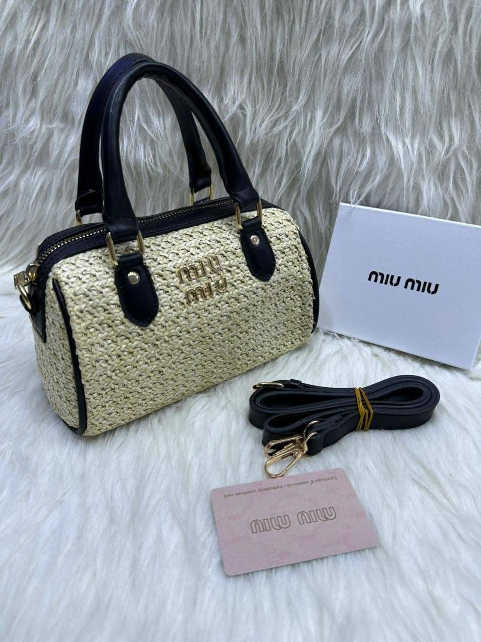 Sac Miu Miu En Raphia